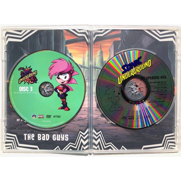 Sonic Underground DVD Anime Television Series 2007 826663106251 CD Soundtrack - Picture 12 of 15